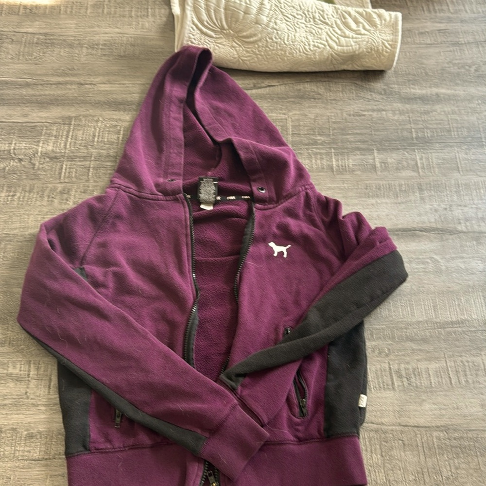 Victoria secret zip up hoodie